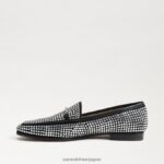 jp Sam Edelman 女性 ロレイングリッツローファー ブラックグリッツ 4NFV0P718 履物 - Image 4