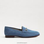 jp Sam Edelman 女性 ロレインビットローファー ウォッシュドインディゴ 4NFV0P38 履物 - Image 2