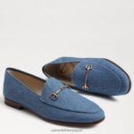 jp Sam Edelman 女性 ロレインビットローファー ウォッシュドインディゴ 4NFV0P38 履物 - Image 7