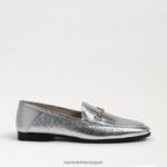 jp Sam Edelman 女性 ロレインビットローファー ソフトシルバー 4NFV0P52 履物 - Image 2
