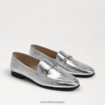 jp Sam Edelman 女性 ロレインビットローファー ソフトシルバー 4NFV0P52 履物