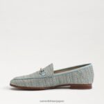 jp Sam Edelman 女性 ロレインビットローファー タイドブルー 4NFV0P51 履物 - Image 4