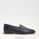 jp Sam Edelman 女性 ロレインビットローファー バルト海ネイビーレザー 4NFV0P46 履物 - Image 2