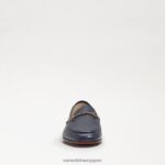 jp Sam Edelman 女性 ロレインビットローファー バルト海ネイビーレザー 4NFV0P46 履物 - Image 3