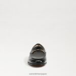 jp Sam Edelman 女性 ロレインビットローファー ブラックパテント 4NFV0P56 履物 - Image 3