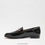 jp Sam Edelman 女性 ロレインビットローファー ブラックパテント 4NFV0P56 履物 - Image 4