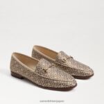jp Sam Edelman 女性 ロレインビットローファー ベージュマルチ 4NFV0P54 履物