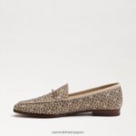 jp Sam Edelman 女性 ロレインビットローファー ベージュマルチ 4NFV0P54 履物 - Image 4