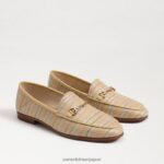 jp Sam Edelman 女性 ロレインビットローファー 天然マルチラフィア 4NFV0P41 履物