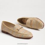 jp Sam Edelman 女性 ロレインビットローファー 天然マルチラフィア 4NFV0P41 履物 - Image 7