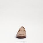 jp Sam Edelman 女性 ロレインビットローファー 柔らかいベージュの革 4NFV0P44 履物 - Image 3