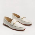 jp Sam Edelman 女性 ロレインビットローファー 白い革 4NFV0P43 履物