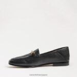 jp Sam Edelman 女性 ロレインビットローファー 黒い革 4NFV0P42 履物 - Image 4