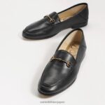jp Sam Edelman 女性 ロレインビットローファー 黒い革 4NFV0P42 履物 - Image 7