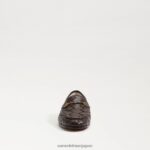 jp Sam Edelman 女性 ロレーヌ ウーブン ビット ローファー ダークチョコレート 4NFV0P516 履物 - Image 3