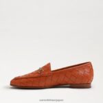jp Sam Edelman 女性 ロレーヌ ウーブン ビット ローファー キャニオンオレンジ 4NFV0P515 履物 - Image 4