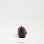 jp Sam Edelman 女性 ロレーヌ ウーブン ビット ローファー ダークチョコレート 4NFV0P516 履物 - Image 5