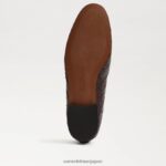 jp Sam Edelman 女性 ロレーヌ ウーブン ビット ローファー ダークチョコレート 4NFV0P516 履物 - Image 6