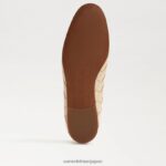 jp Sam Edelman 女性 ロレーヌ ウーブン ビット ローファー 卵殻 4NFV0P517 履物 - Image 6