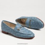 jp Sam Edelman 女性 ロレーヌ ウーブン ビット ローファー アスペンの空 4NFV0P514 履物 - Image 7