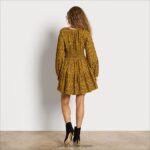 jp Sam Edelman 女性 ローラミニドレス オリーブオイル 4NFV0P1236 衣服 - Image 4