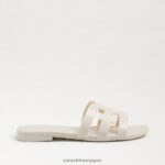 jp Sam Edelman 女性 ローリエ スライド サンダル モダンなアイボリー 4NFV0P224 履物 - Image 2