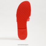 jp Sam Edelman 女性 ローリエ スライド サンダル 明るいポピー 4NFV0P221 履物 - Image 6