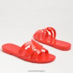 jp Sam Edelman 女性 ローリエ スライド サンダル 明るいポピー 4NFV0P221 履物 - Image 7