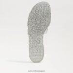 jp Sam Edelman 女性 ローリエ スライド サンダル 銀 4NFV0P218 履物 - Image 6