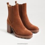 jp Sam Edelman 女性 ローリンズチェルシーブーツ フロンティアブラウン 4NFV0P751 履物