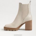 jp Sam Edelman 女性 ローリンズチェルシーブーツ モダンなアイボリー 4NFV0P750 履物 - Image 4