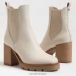 jp Sam Edelman 女性 ローリンズチェルシーブーツ モダンなアイボリー 4NFV0P750 履物 - Image 7