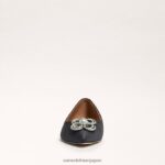 jp Sam Edelman 女性 ワンダ ツアー ポインテッドトゥ フラット 黒い生地 4NFV0P271 履物 - Image 3
