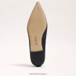 jp Sam Edelman 女性 ワンダ ツアー ポインテッドトゥ フラット 黒い生地 4NFV0P271 履物 - Image 6