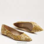 jp Sam Edelman 女性 ワンダ ポインテッドトゥフラット ターメリック 4NFV0P476 履物 - Image 7