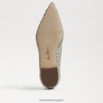 jp Sam Edelman 女性 ワンダ ポインテッドトゥフラット ダスティセージ 4NFV0P479 履物 - Image 6