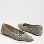 jp Sam Edelman 女性 ワンダ ポインテッドトゥフラット ダスティセージ 4NFV0P479 履物 - Image 7