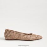 jp Sam Edelman 女性 ワンダ ポインテッドトゥフラット 暖かい日焼け 4NFV0P478 履物 - Image 2