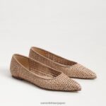 jp Sam Edelman 女性 ワンダ ポインテッドトゥフラット 暖かい日焼け 4NFV0P478 履物