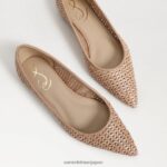 jp Sam Edelman 女性 ワンダ ポインテッドトゥフラット 暖かい日焼け 4NFV0P478 履物 - Image 7