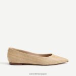 jp Sam Edelman 女性 ワンダ ポインテッドトゥフラット 漂白ブナ材 4NFV0P480 履物 - Image 2