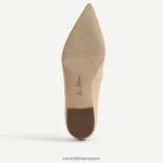 jp Sam Edelman 女性 ワンダ ポインテッドトゥフラット 漂白ブナ材 4NFV0P480 履物 - Image 6