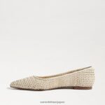 jp Sam Edelman 女性 ワンダ ポインテッドトゥフラット 象牙 4NFV0P477 履物 - Image 4