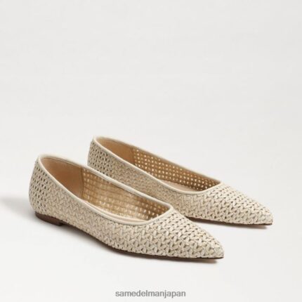 jp Sam Edelman 女性 ワンダ ポインテッドトゥフラット 象牙 4NFV0P477 履物