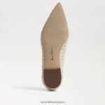 jp Sam Edelman 女性 ワンダ ポインテッドトゥフラット 象牙 4NFV0P477 履物 - Image 6