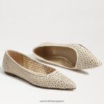 jp Sam Edelman 女性 ワンダ ポインテッドトゥフラット 象牙 4NFV0P477 履物 - Image 7