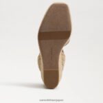 jp Sam Edelman 女性 ヴァダ エスパドリーユ ウェッジサンダル クオイオ 4NFV0P384 履物 - Image 6