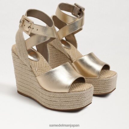 jp Sam Edelman 女性 ヴァダ エスパドリーユ ウェッジサンダル 金箔 4NFV0P383 履物
