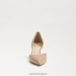 jp Sam Edelman 女性 ヴィヴ ポインテッドトゥ パンプス ソフトベージュ 4NFV0P359 履物 - Image 3
