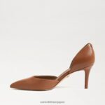 jp Sam Edelman 女性 ヴィヴ ポインテッドトゥ パンプス サドル 4NFV0P361 履物 - Image 4